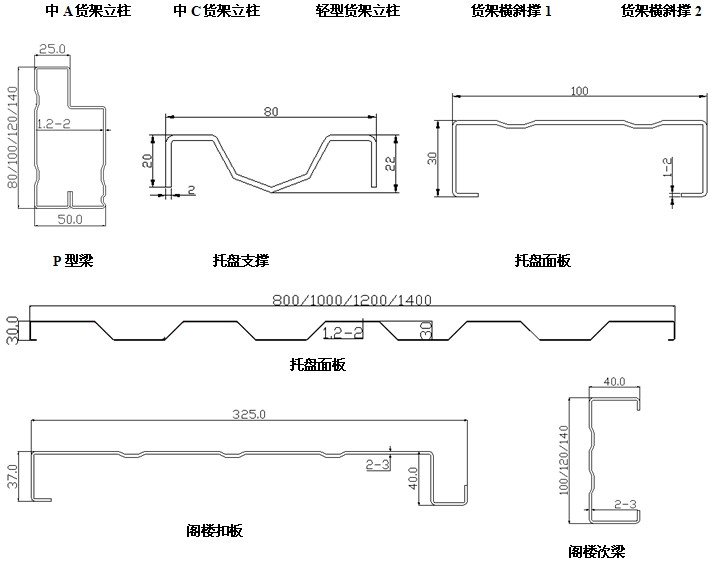 货架型材